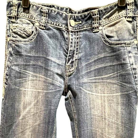 Rock & Roll Cowgirl Bootcut Jeans Womens Size 30Mid Rise Stretch - Picture 8 of 12